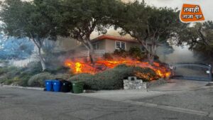 California forest fire